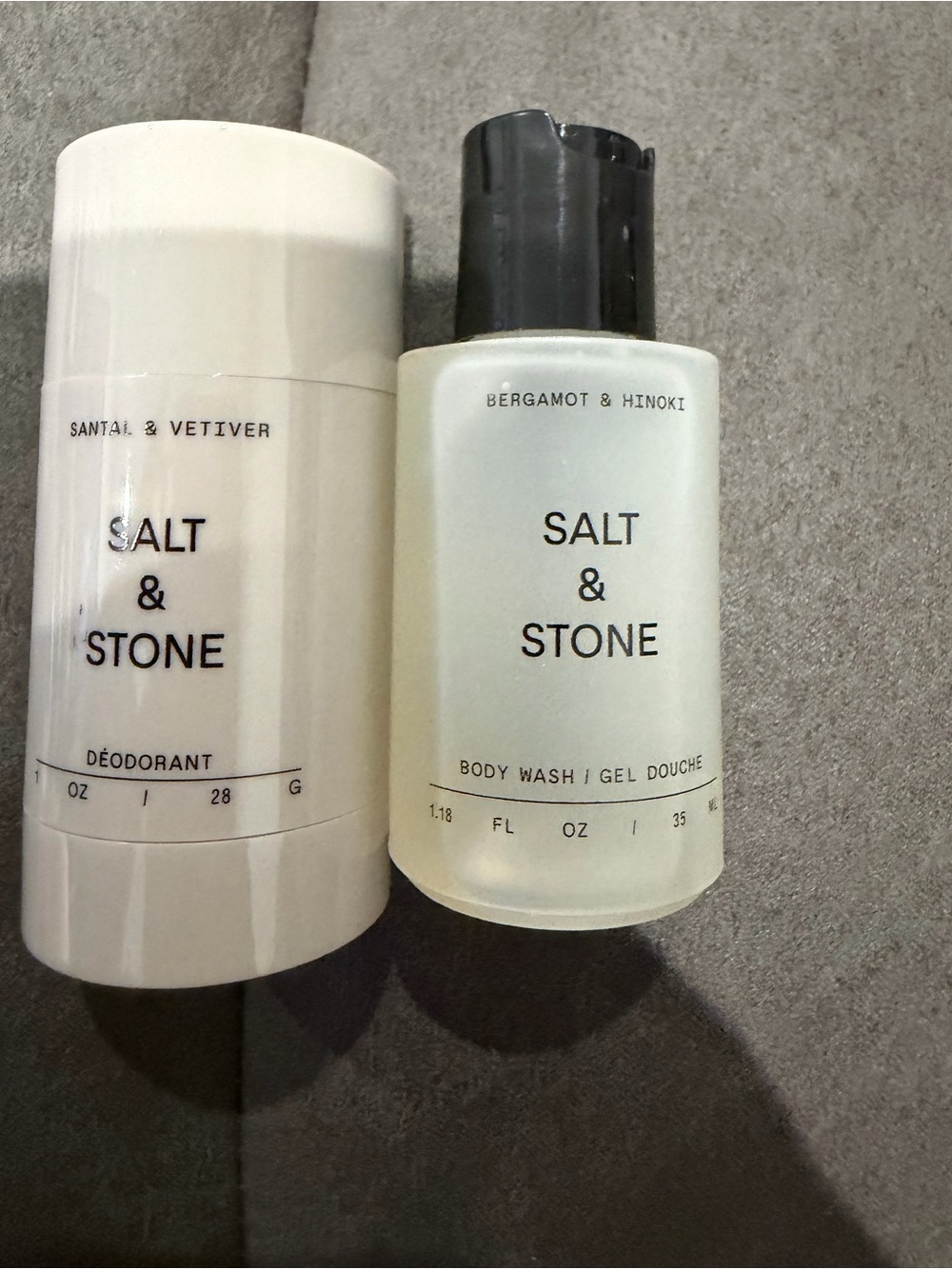 New SALT & STONE Bergamot & Hinoki  + Santai & Vetiver Deodorant